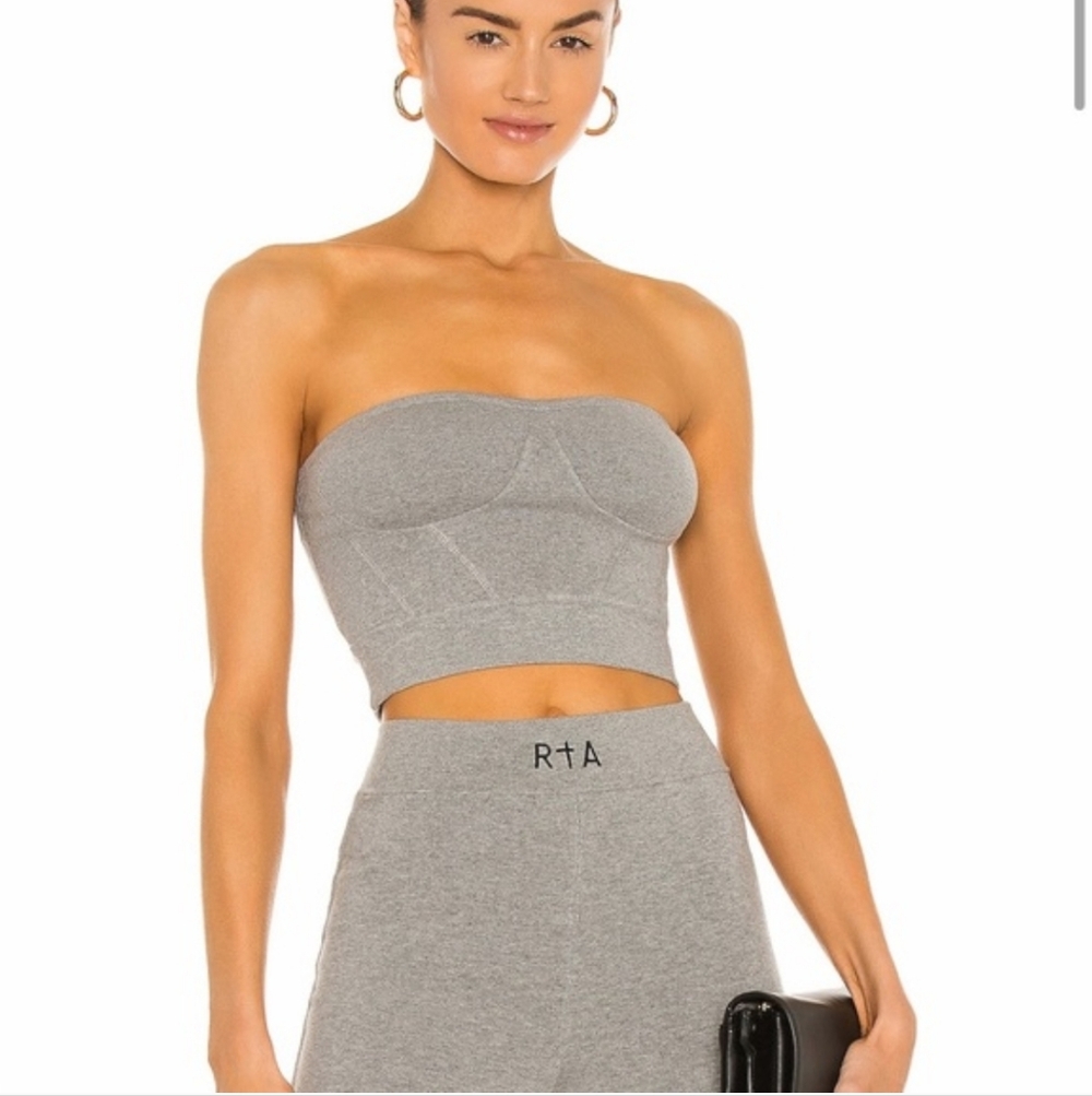 RtA Ice Grey Nour Bandeau Top
